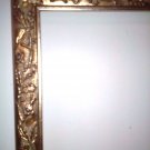11 x 14 Picture Frame Silver Leaf Rose Vine Twist Ornate Wood