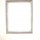 8 x 10 Silver Wooden Picture Frame Made in USA