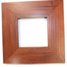 4.5 x 4.5  Custom Wooden Teak wood Picture Frame Modern Made in USA