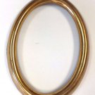 Oval 5 x 7 Ornate Victorian Picture Frame Antique Gold Leaf Wood Next day ship