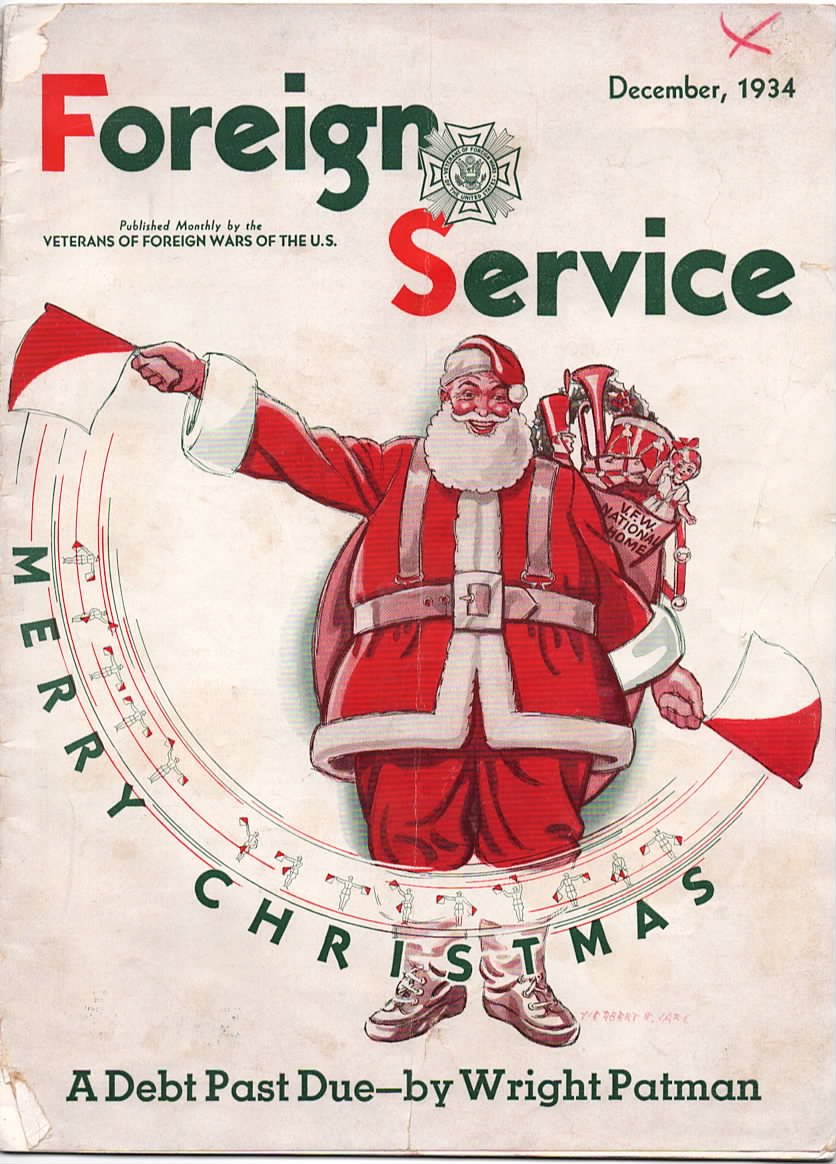 Foreign Service 1934 December Volume 22 No 4 Santa Claus