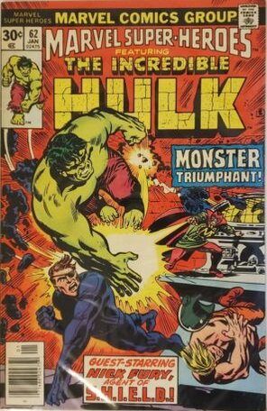 Marvel Comics Marvel SUPER-HEROES #62 Reprints The Incredible HULK #108