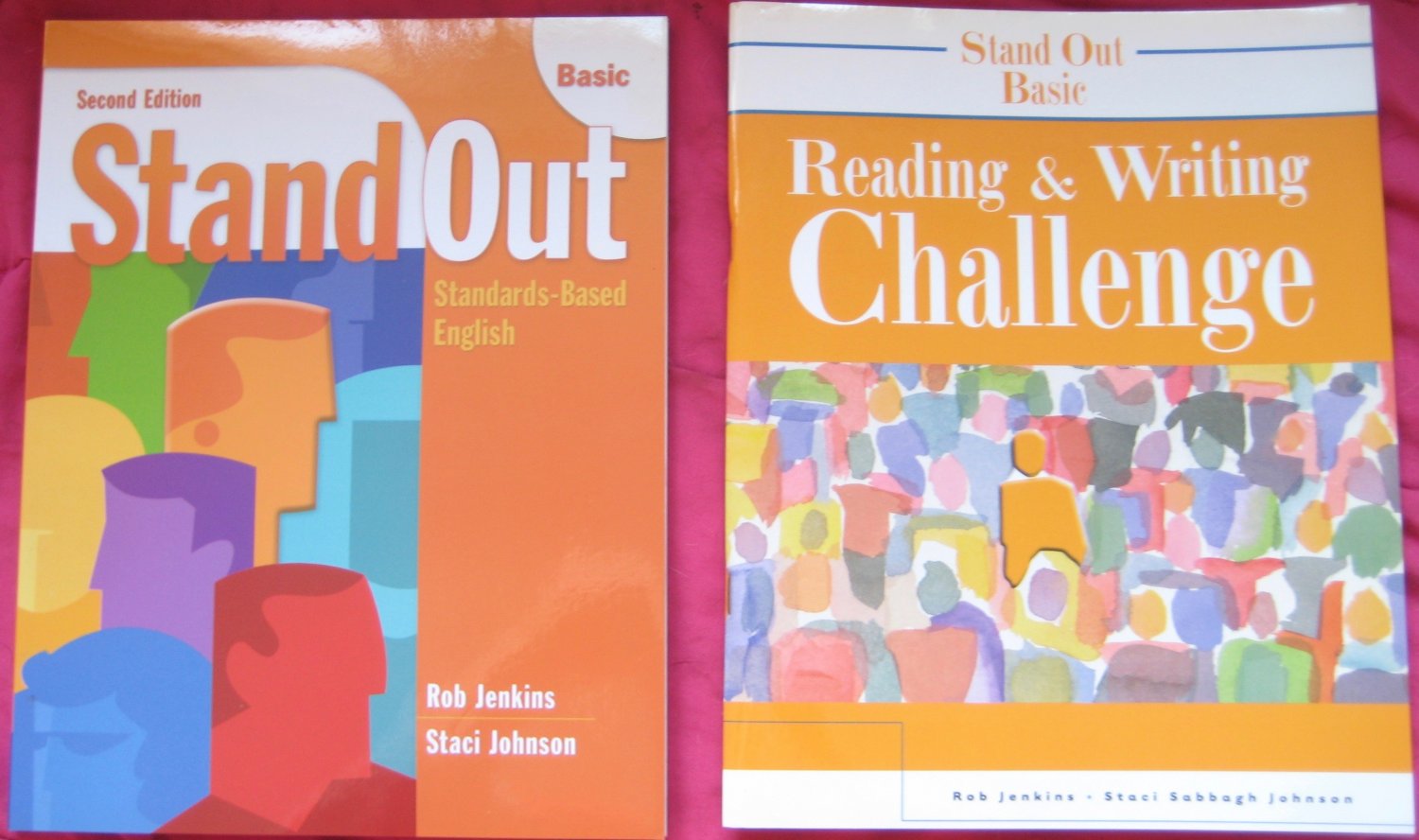 2 ESL Book Stand Out Basic & Reading & Writing Challenge Rob Jenkins Homeschool