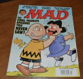 PEANUTS Charlie Brown MAD MAGAZINE #429 May 2000 + Mailing Cover