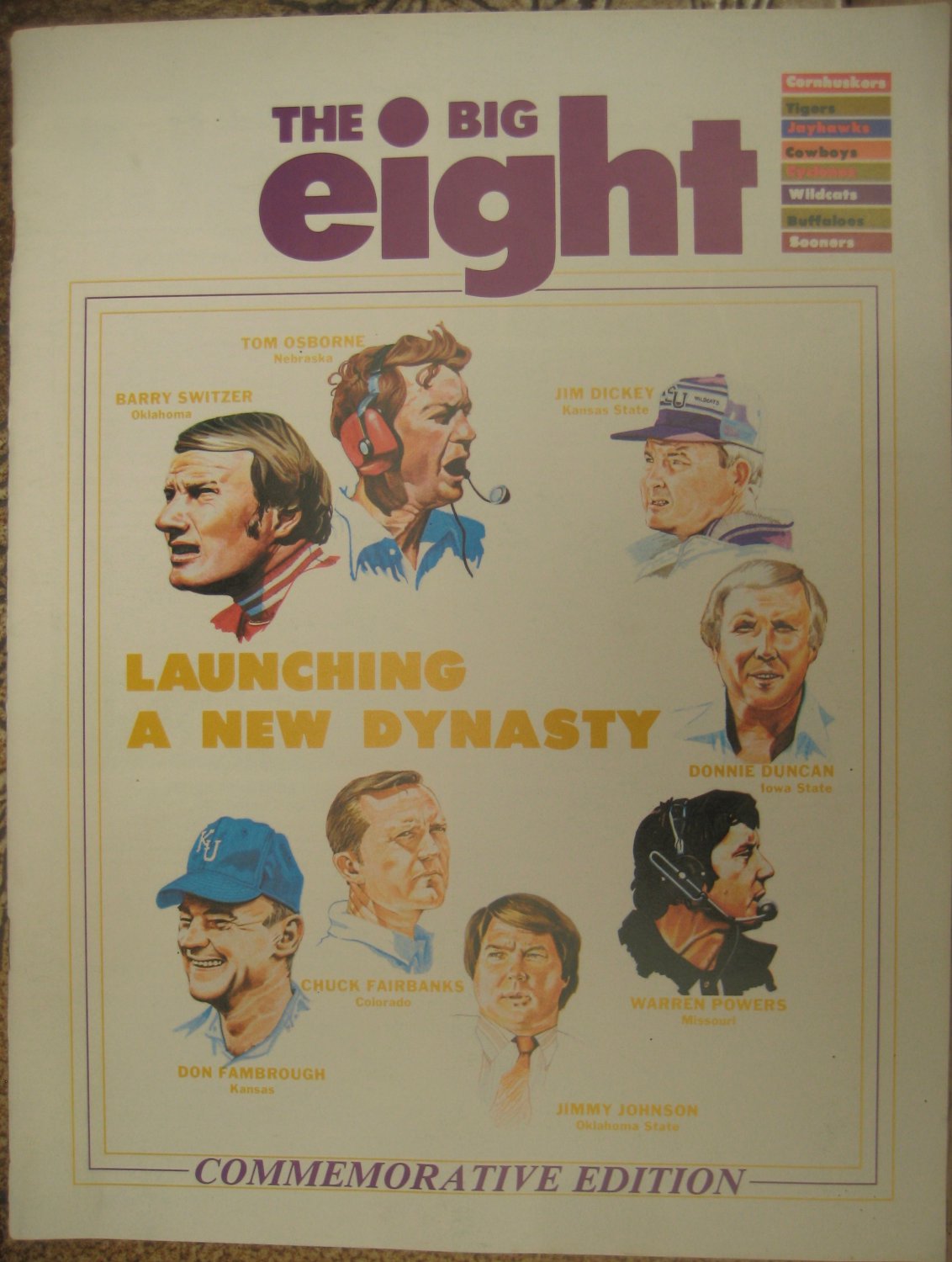The Big Eight College Football Commemorative Edition 1978