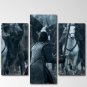 Game of Thrones Season 7 Jon Snow TV Show Poster  Wall Art 5 Piece Print Canvas