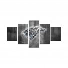 House Stark Jon Snow Flag Banner Framed Canvas Wall Art Ready to Hang Painting