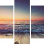 5 Piece Wall Art Seascape Sunset Painting Beach Poster Print on Canvas Giclee