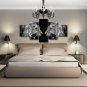 5 PCS Canvas Wild Animal Wall Art Sets Print Giclee Painting Roaring Lion Poster