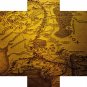 Vintage Middle Earth Map Canvas The Lord of The Rings Movie Poster Wall Art 5PCS