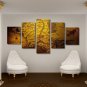 Vintage Middle Earth Map Canvas The Lord of The Rings Movie Poster Wall Art 5PCS