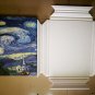 Starry Night Van Gogh Framed Canvas Painting Wall Art Ready to Hang Print Decor