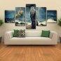 Game of Thrones Dragon Daenerys Targaryen Poster 5 Piece Canvas Wall Art Sets
