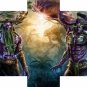WOW Illidan Stormrage World of Warcraft Game Poster 5 Piece Canvas Wall Art Sets