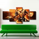 World of Warcraft WOW Posters Multi 5 Panel Livingroom Wall Art Canvas Painting