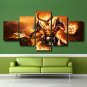 World of Warcraft WOW Posters Multi 5 Panel Livingroom Wall Art Canvas Painting
