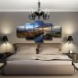 Castle Tower Painting Ocean Poster 5 Piece Canvas Wall Art Bedroom Home Decals