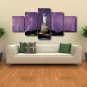 Statue of Liberty Lightning New York City Skyline Poster Canvas Painting 5 PCS