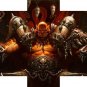 World of Warcraft Game Poster WOW Figure Wall Canvas Art Set 5Pcs Print Painting