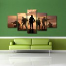 US Army Soldier Movie Game Poster Prints on Canvas Painting 5 PCS Wall Art Decor