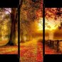 Autumn Landscape Wall Painting on 5 Multi Panel Canvas Wall Art Home Decoration