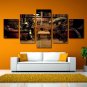 Vintage Star Wars Alien vs Predator Movie Poster 5PCS Wall Art Canvas Decoration