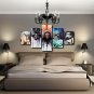 Star Wars Movie Art Poster Multi 5 Panel Canvas Wall Art Portrait Painting Decor