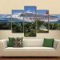 Seascape Painting Cruise Ship Poster Giclee 5 Piece Wall Art Print on Canvas HD