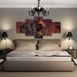 5PCS WOW Figure Wall Canvas Art Set Print Painting World of Warcraft Game Poster