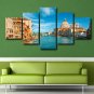 Waterscape Art Poster Multi 5 Panels Canvas Wall Art Printed Painting Home Decor
