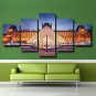 Multi 5 Panel Bedroom Wall Art Canvas Architecture Cityscape Painting Art Poster