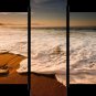 Large Seaside Art Painting Beach Scene 5 Multi Panel Canvas Wall Art Home Decor