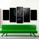 Game of Thrones Season 7 Targaryen Banner TV Art Poster Canvas Wall Art Painting