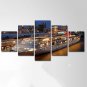 Large Cruise Ship Poster Seascape Painting Giclee 5 Piece Wall Art Print Canvas