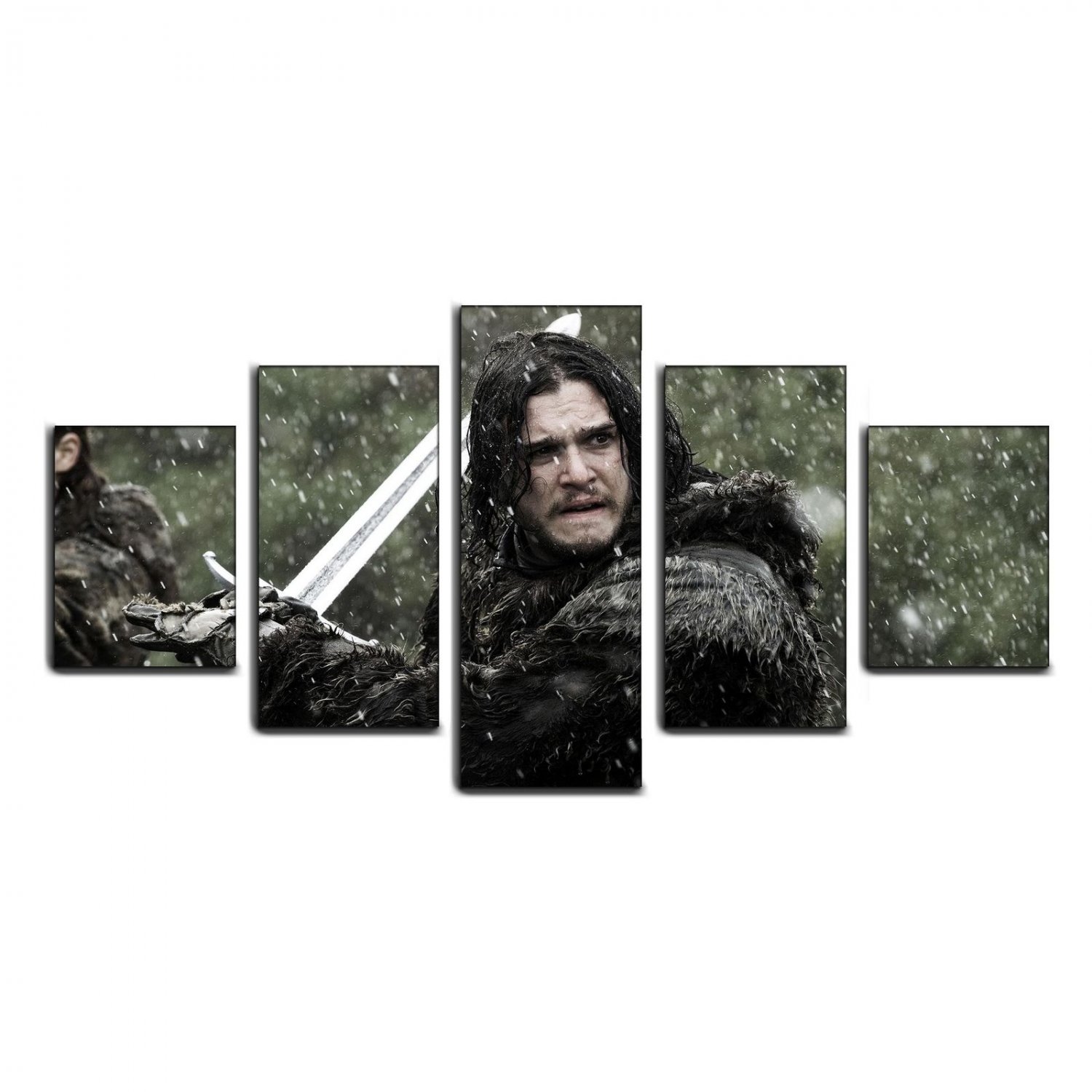 Jon Snow TV Show Posters Game of Thrones Season 7 Canvas Wall Art Painting Decor