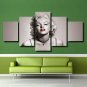 Marilyn Monroe Art 5 Piece Movie Star Poster Canvas Wall Art Bedroom Home Decor