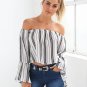 stringed vintage off the shoulder casual