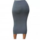 Long high waisted pencil skirt