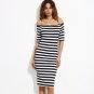 Stripe vestido