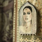 BENANDLU - Brooch pendant portrait. east is a delicate matter. Handmade jewelry embroidery