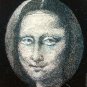 BENANDLU - Brooch pendant La Gioconda. Hand silk embroidery