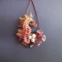 BENANDLU - Embroidered pendant. Seahorse (silk embroidery)