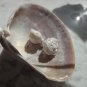 BENANDLU - Stud earrings-rose silk and silver