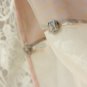 BENANDLU handmade - Tippet or scarf. Giorgio Armani silk, cotton, roses, stripes