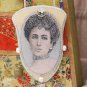 BENANDLU handmade - Brooch or pendant silk embroidery. Matilda