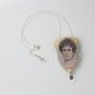 BENANDLU handmade - Brooch or pendant silk embroidery. Matilda