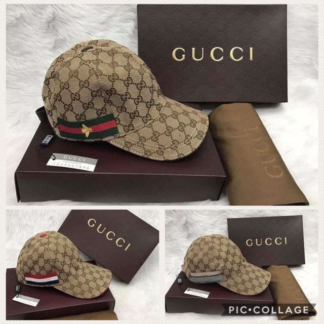 gucci gg canvas baseball hat