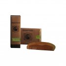 Beard Gift Set – Peppermint & Tea Tree Beard Oil, Shampoo Soap, & Beard Comb (Gentleman's Foundry)