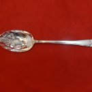 Rare Spring Glory International Sterling Silver  Berry Spoon with Embossed Bowl