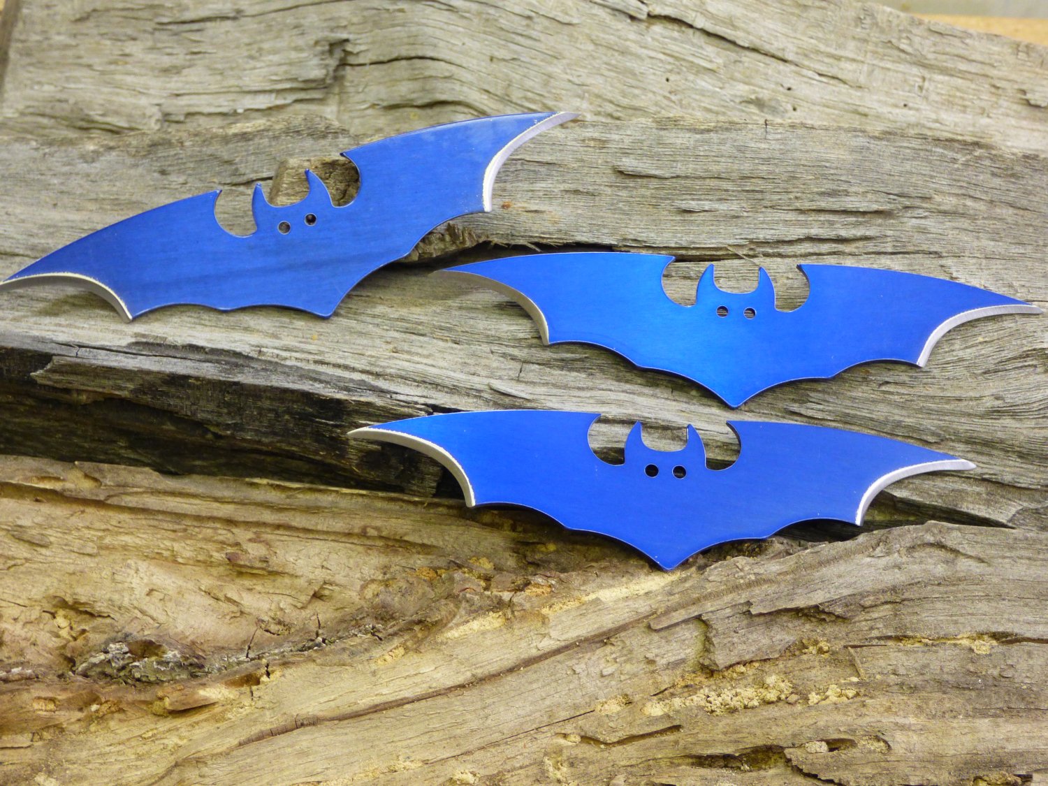 Batman 3 pcs 6 " Blue Throwing Knife Set (You Get All ...